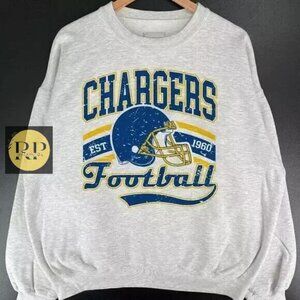 Los Angeles Chargers Football Est 1960 Retro Ash Sweatshirt Men Women 1960